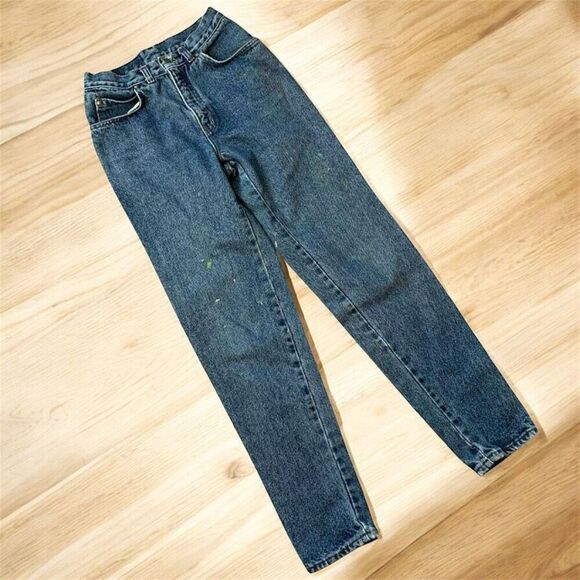 Vintage Levi’s Slim Straight Jeans 23”-24” Medium Wash High Rise Tapered - Picture 1 of 10
